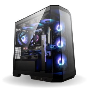 Starlight PC gaming composto da: Case: Zalman P30 nero Cpu: AMD Ryzen 5 7600X Dissipatore: Thermalright AQUA ELITE 360 V3 Scheda Madre: Gigabyte AM5 GA-B650M-Gaming X AX Ram: G.Skill Trident Z5 Neo RGB 32GB (2X16) DDR5 6000MHz CL36 SSD M.2: Lexar NM790 1 TB PCIe 4.0 Scheda Video: Gigabyte Radeon RX 7800 XT gaming 16GB oc PSU: Seasonic G12-GM 750W 80 Plus Gold